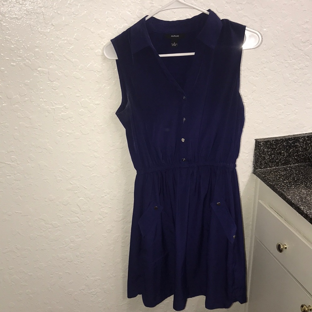 Alfani Navy Dress